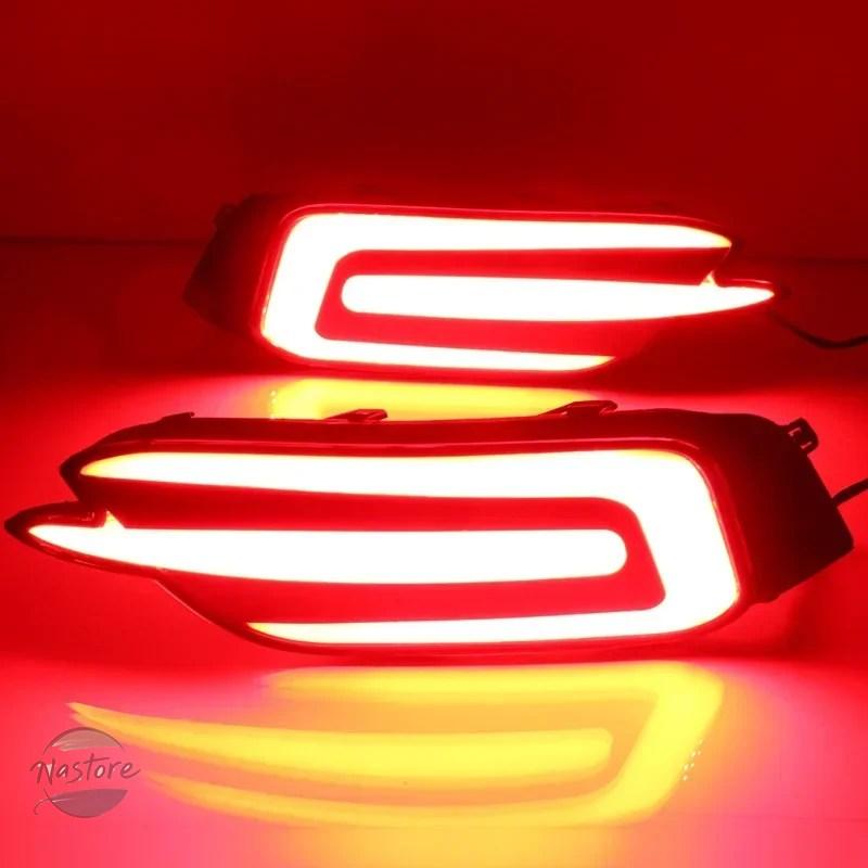 並行輸入品 ホンダ リア ブレーキ LED 12V バンパーランプ ホンダ シビック 2016-2020 ライト ウィンカー_3