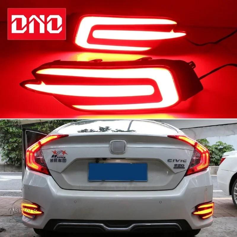 並行輸入品 ホンダ リア ブレーキ LED 12V バンパーランプ ホンダ シビック 2016-2020 ライト ウィンカー_4