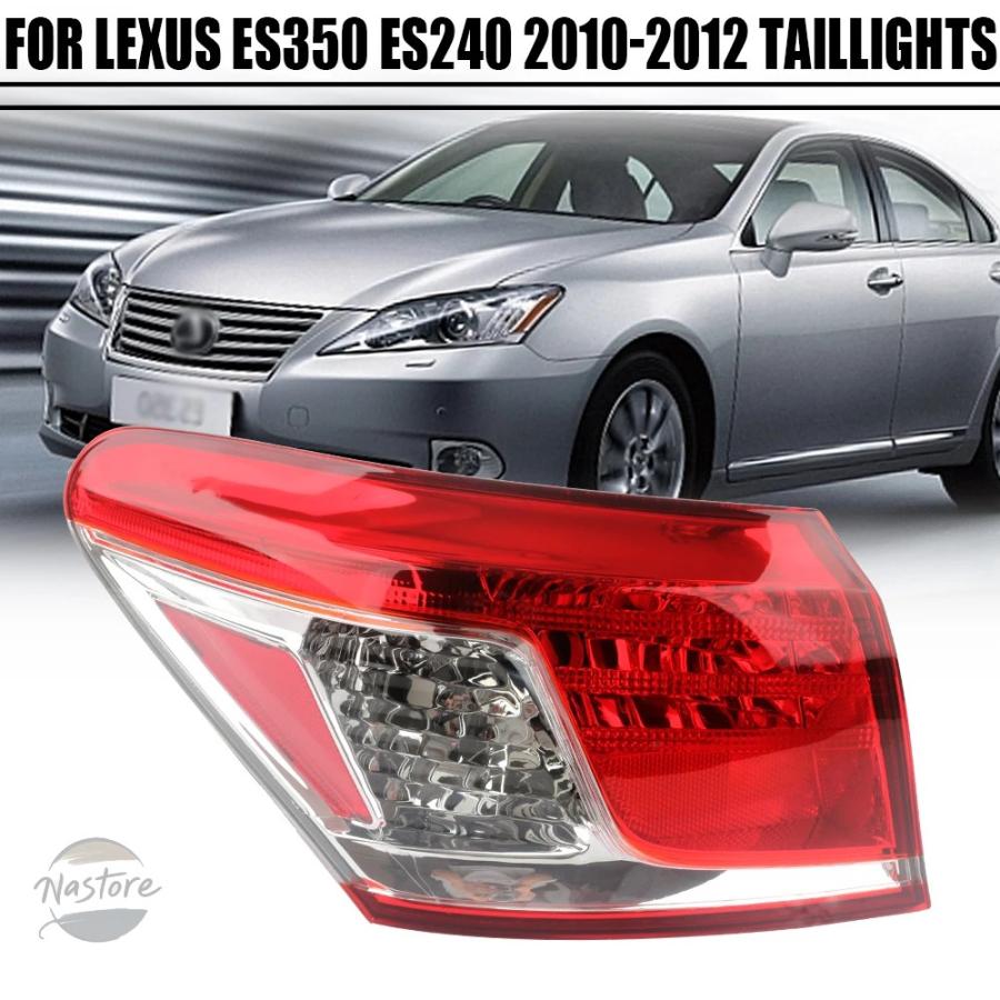 並行輸入品 リア ブレーキ レクサス ES350 ES240 2010 2011 2012 左/右サイドテールランプ テールライト ランプ付きの画像