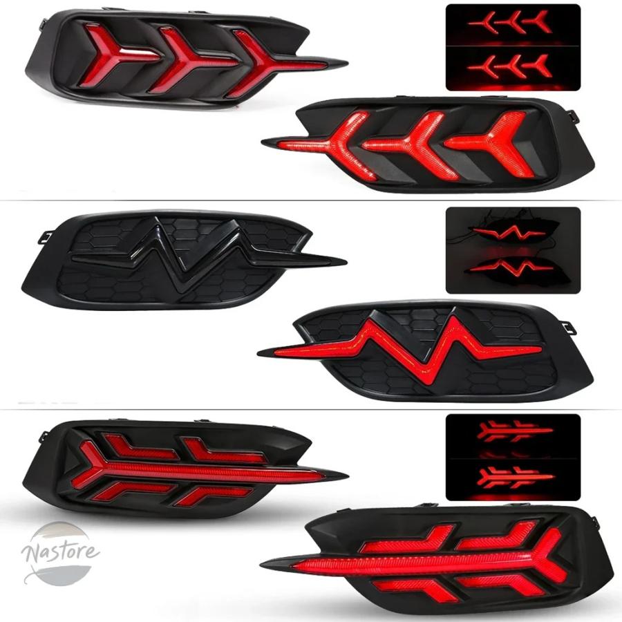 並行輸入品 ホンダ リア ブレーキ LEDバンパーリフレクターライト カーアクセサリー ホンダ シビック 2016-20_4