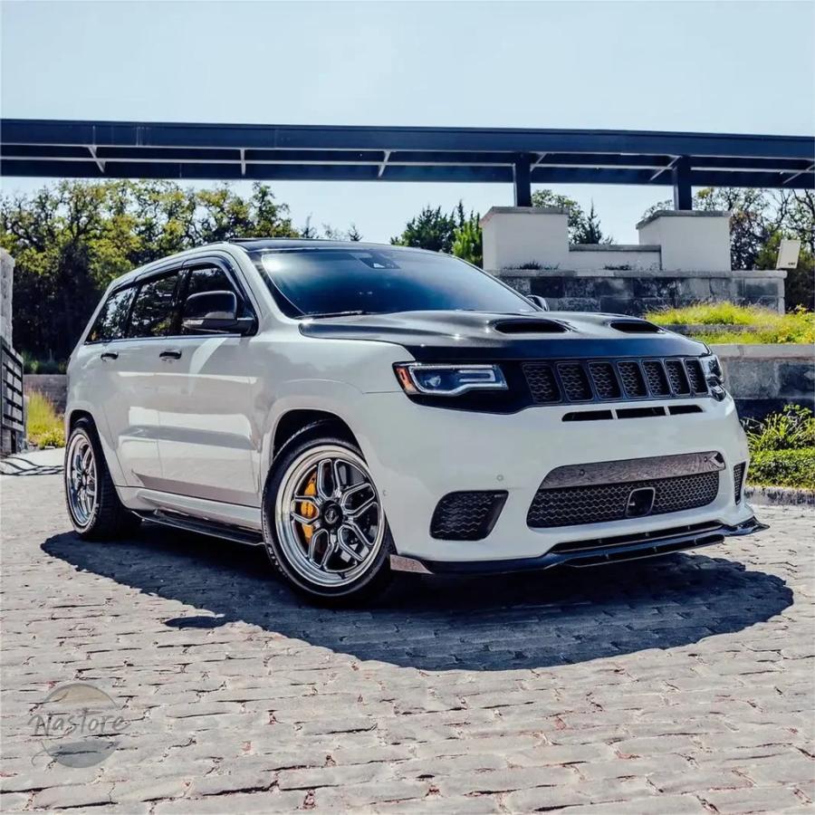 並行輸入品 キット サイドスカートエクステンションスプリッター ペア JEEP GRAND CHEROKEE SRT/SRT8/TRACKHAWK_6