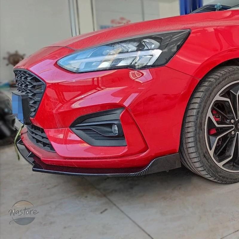 並行輸入品 フロント キット 3ピースバンパーリップスポイラープロテクターバンパースプリッタースカートボディ フォード FORDフォーカスMK4