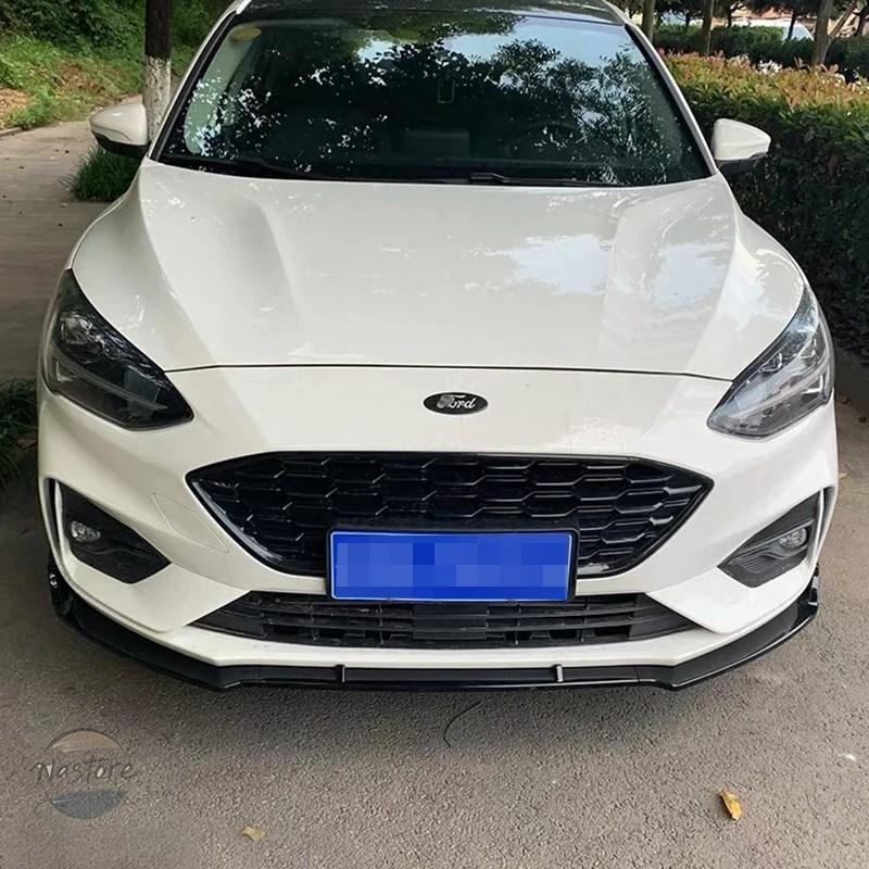 並行輸入品 フロント キット 3ピースバンパーリップスポイラープロテクターバンパースプリッタースカートボディ フォード FORDフォーカスMK4