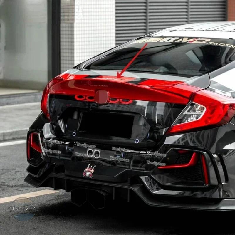 並行輸入品 ホンダ リア ホンダ 10代目 シビック スポイラー 2016-20 セダン ABS樹脂_8
