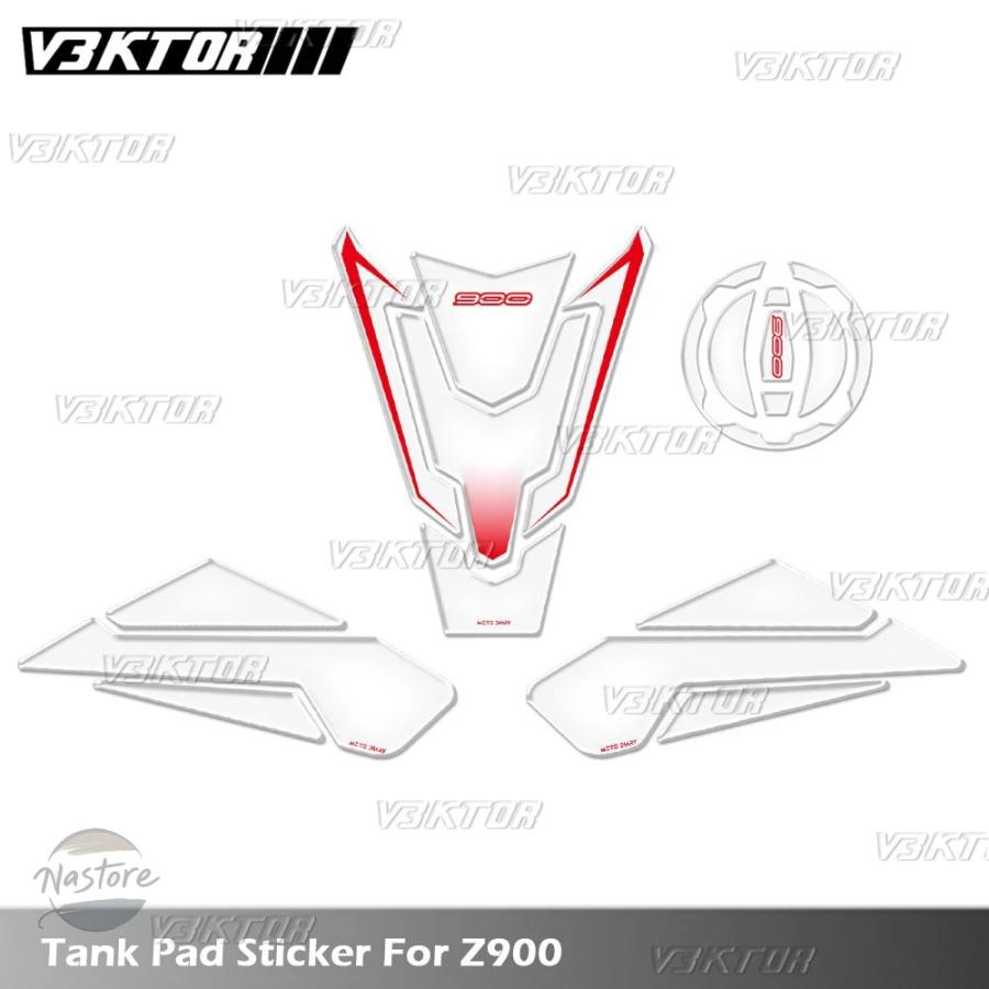 並行輸入品 z900 バイク リア カワサキ 2017-2025 3d ク燃料タンクパッドステッカー タンクキャップ デカール プロテクター カスタ_15