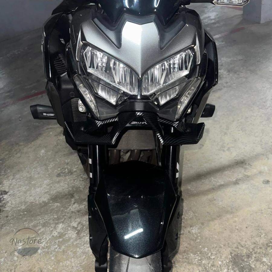 並行輸入品 z900 バイク スポイラー エアロ フロント ガラス ウィング