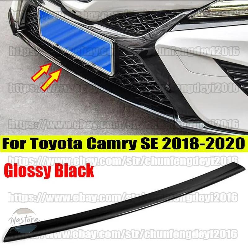 並行輸入品 トヨタ toyota カバー フロント カムリ se xse 2018 2019 2020 光沢ブラック バンパーモールディングトリム 部品 カスタムパーツ アクセサリー_10