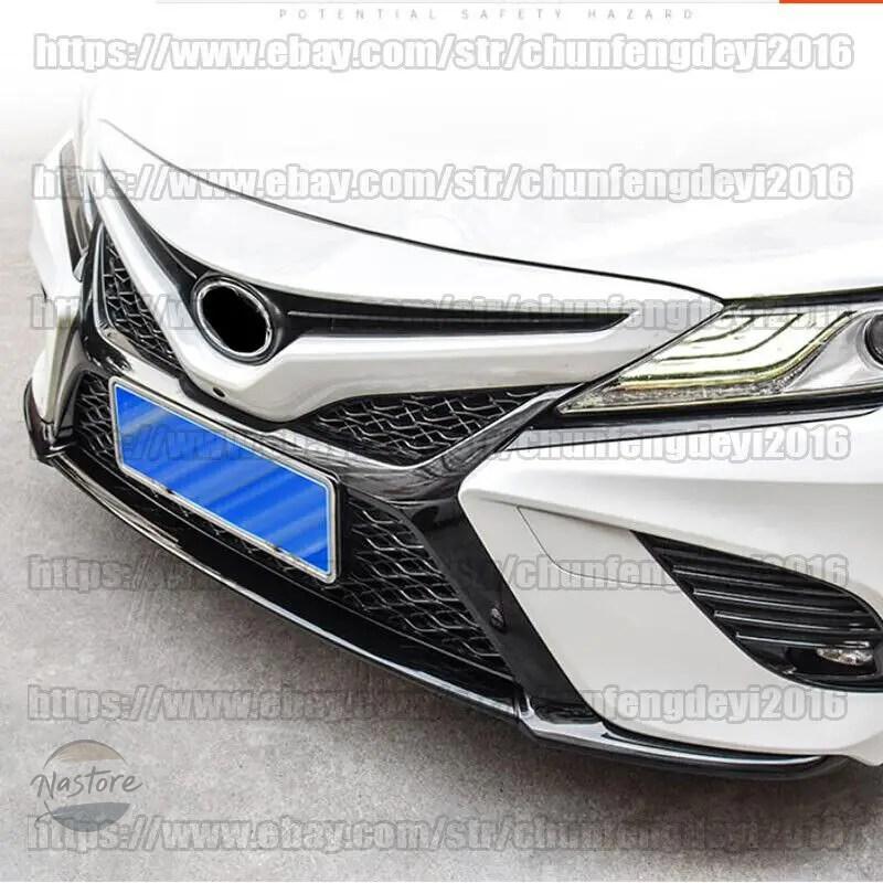 並行輸入品 トヨタ toyota カバー フロント カムリ se xse 2018 2019 2020 光沢ブラック バンパーモールディングトリム 部品 カスタムパーツ アクセサリー_13