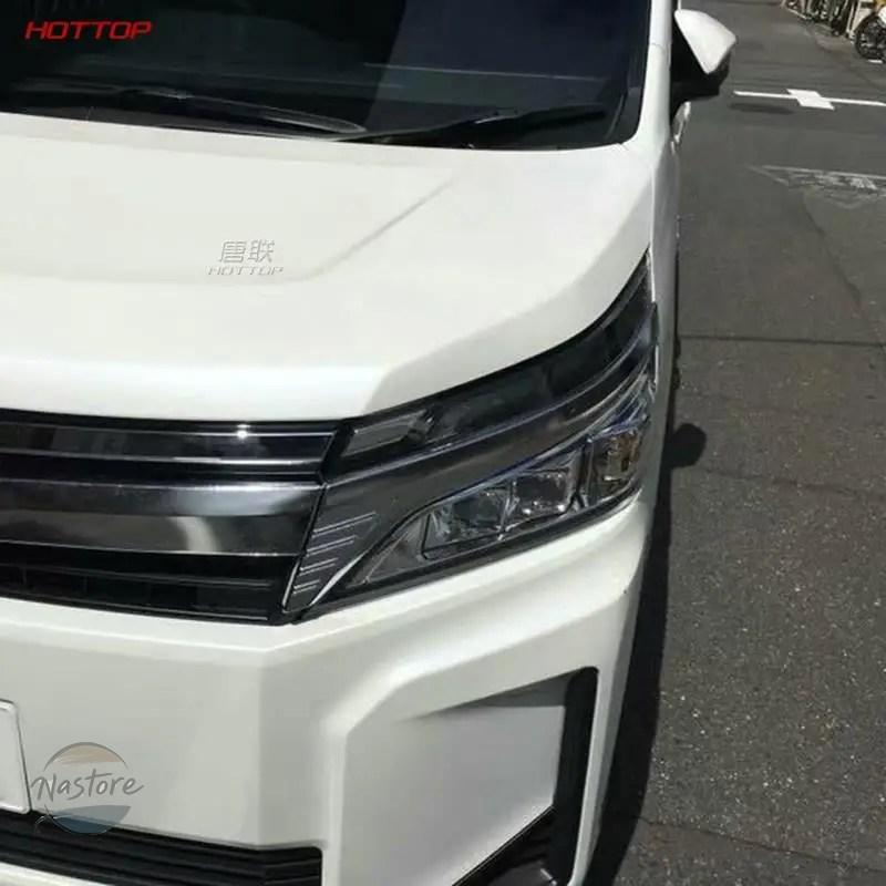 並行輸入品 トヨタ toyota ヘッドライト ヘッド ライト ランプ アイブロウ ライトトリム ノア ヴォクシー 80シリーズ 2017-20 カ_2