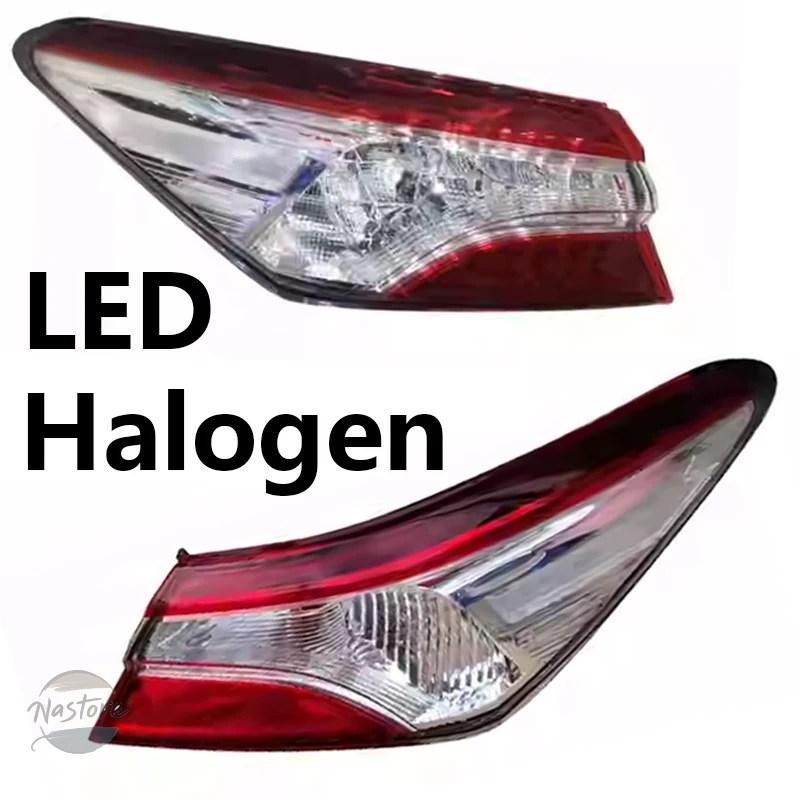並行輸入品 トヨタ toyota リア ヘッド ブレーキ カムリ 2018 2019 2020 テールライト ハロゲン/led 部品 カスタムパーツ アクセサリーの画像