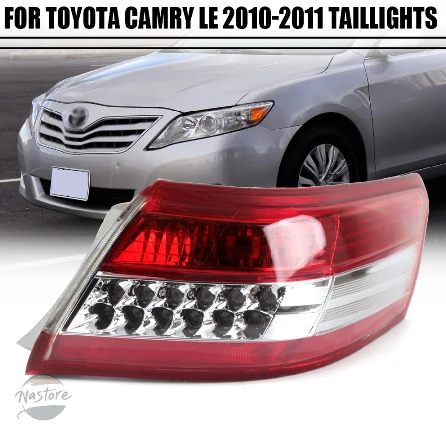 並行輸入品 acv40 トヨタ toyota テールライト ブレーキ リア 左/右側レッドテールランプ カムリ 2010 2011 ランプ カスタムパーツ 部品 アクセサリー_2
