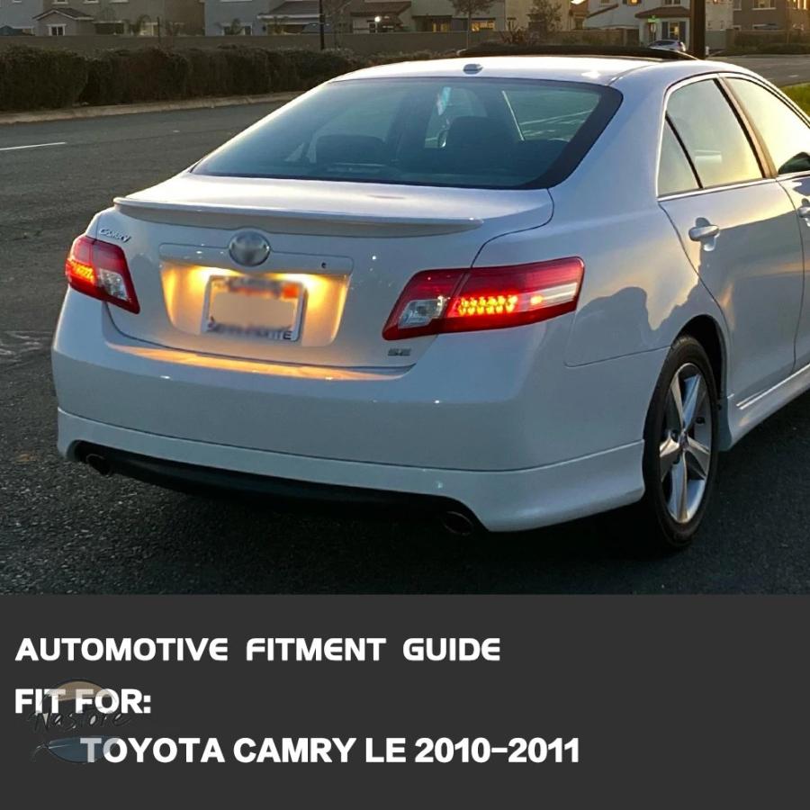 並行輸入品 acv40 トヨタ toyota テールライト ブレーキ リア 左/右側レッドテールランプ カムリ 2010 2011 ランプ カスタムパーツ 部品 アクセサリー_3