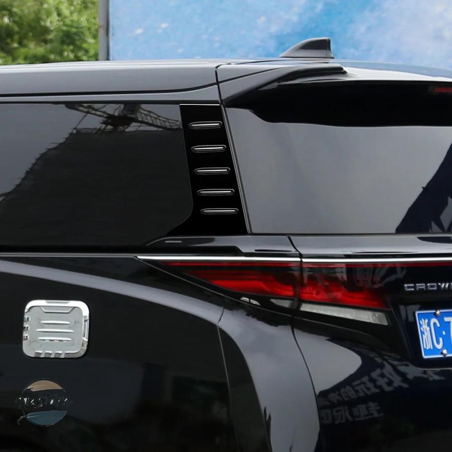 並行輸入品 トヨタ toyota カバー スポイラー アルファード ヴェルファイア リア 40系 2023-2025年式 abs製 ウィンドウトリム
