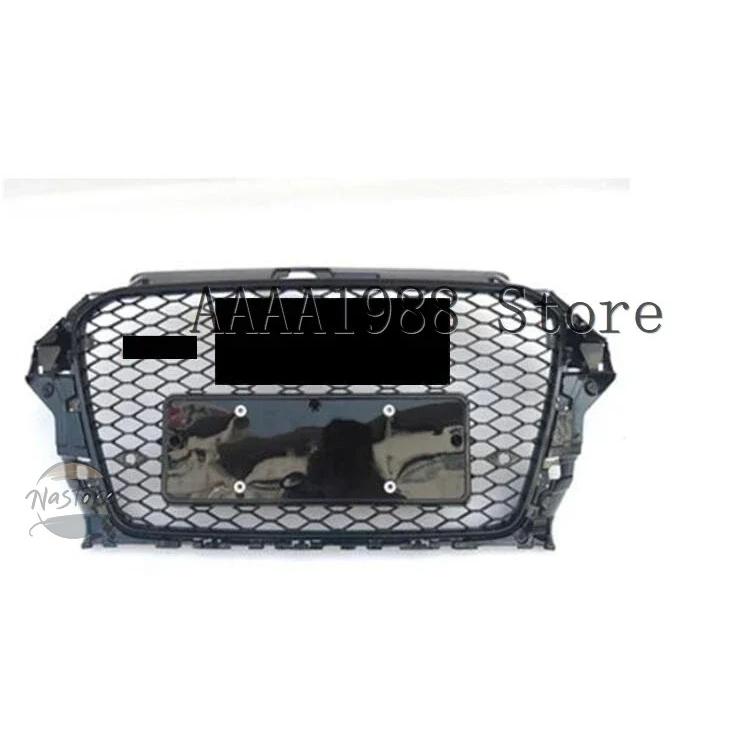 並行輸入品 アウディ audi フロント a3 s3 8v 2013-16 グリル ハニカム rs3 スタイル グロスブラック 部品 カスタムパーツ アクセサリー_4