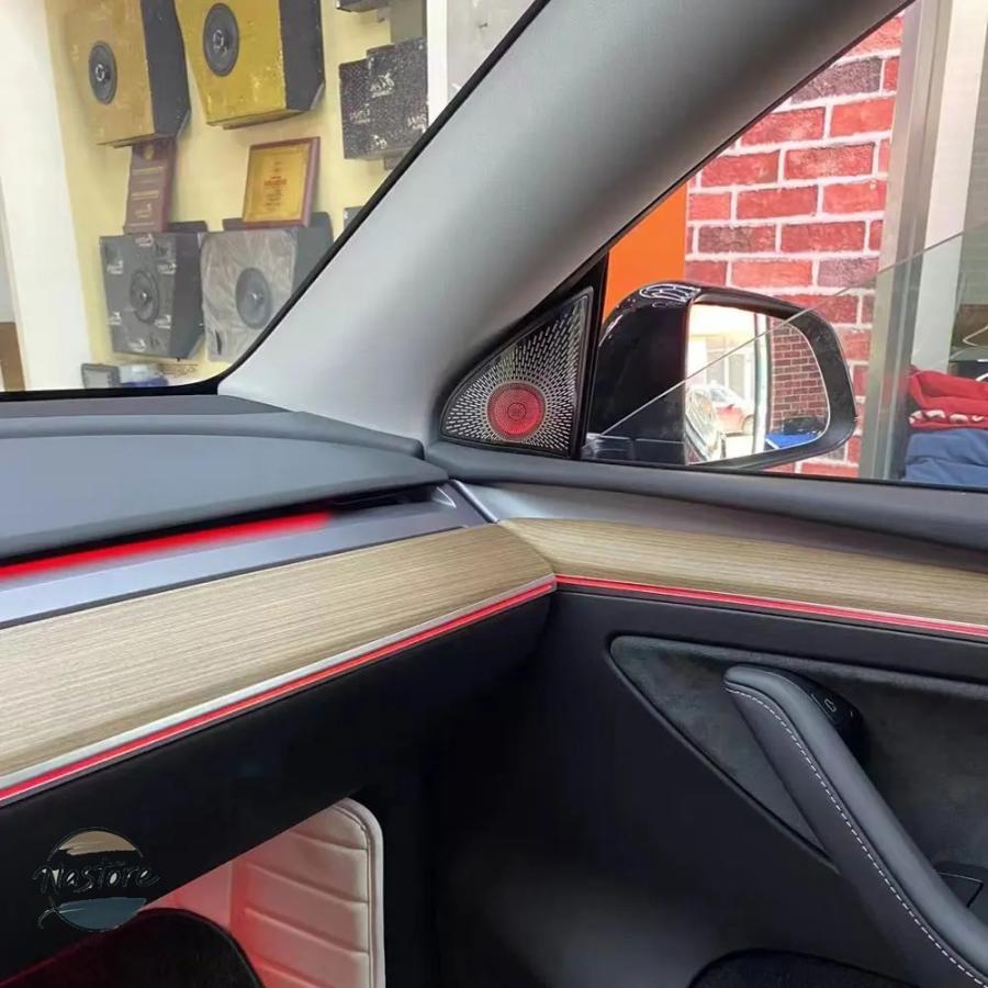 並行輸入品 テスラ tesla カバー 内装 ツイーター モデル 3/y 246 色