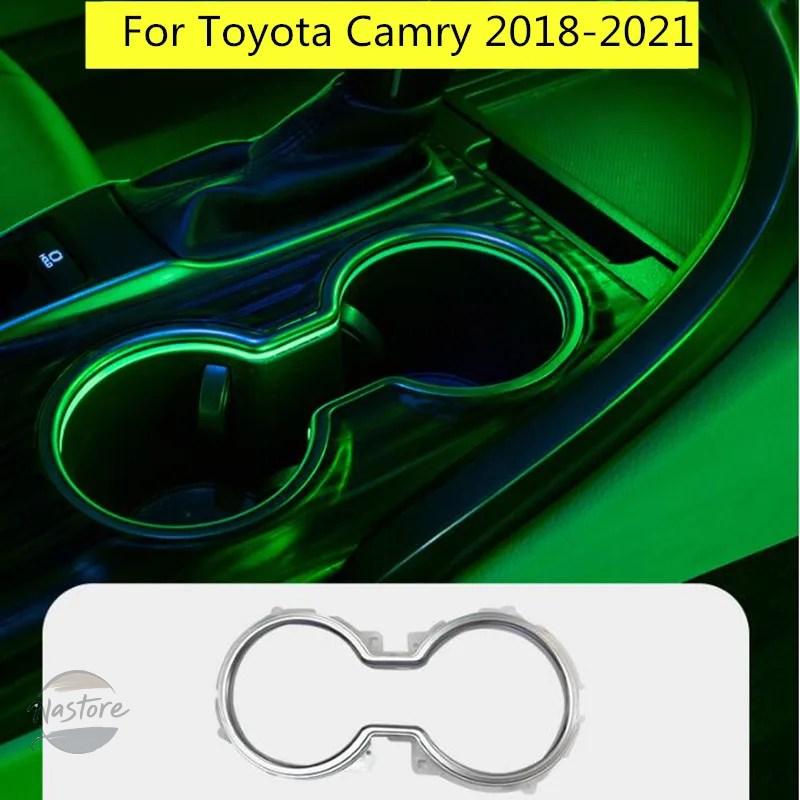 並行輸入品 トヨタ toyota カスタムパーツ アクセサリー カスタム 収納ボックスフレーム装飾 64色 ledランプ ウォーターカップホルダー カスタムパーツ 部品の画像