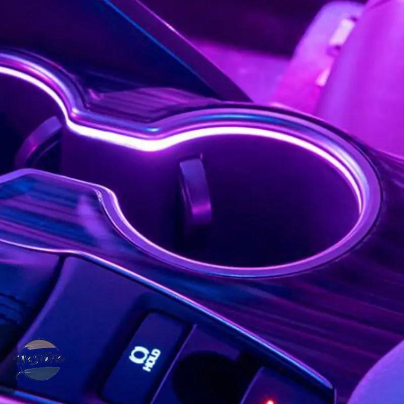 並行輸入品 トヨタ toyota カスタムパーツ アクセサリー カスタム 収納ボックスフレーム装飾 64色 ledランプ ウォーターカップホルダー カスタムパーツ 部品の画像