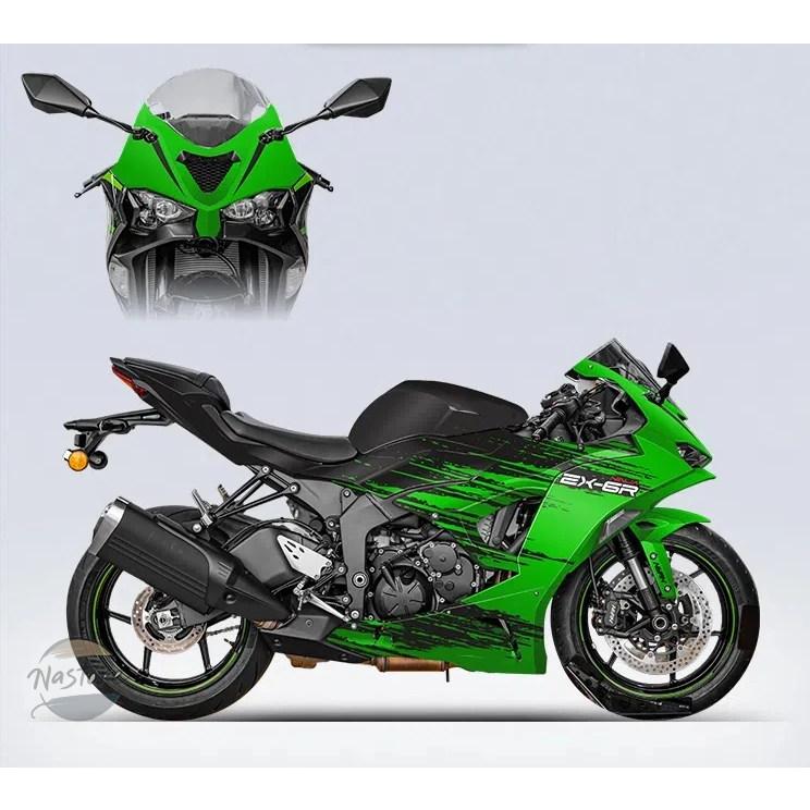 並行輸入品 バイク zx6r zx-6r 2024 ボディフェアリングステッカー