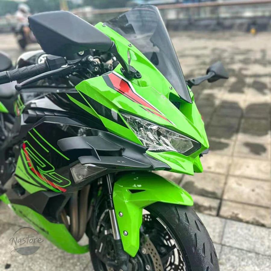 ghost カスタムパーツ 2セット 並行輸入品】バイク キット zx4r zx4rr zx25r ウィングレット エアロ
