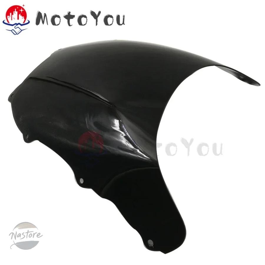 並行輸入品 フロント ZXR 400 91-99 シングルランプ ウィンドスクリーン ウィンドガラス フェアリングデフレクター カワサキ カワサキ_5