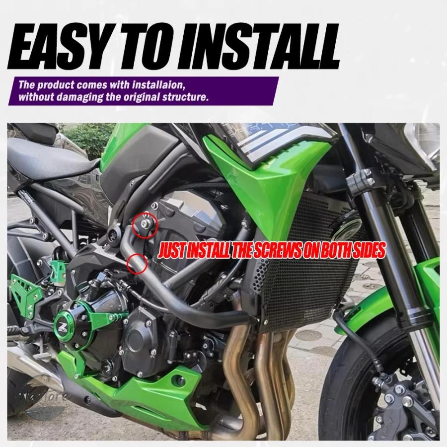 並行輸入品 カワサキ Z900 2017-24 プロテクター バンパー クラッシュバーの画像