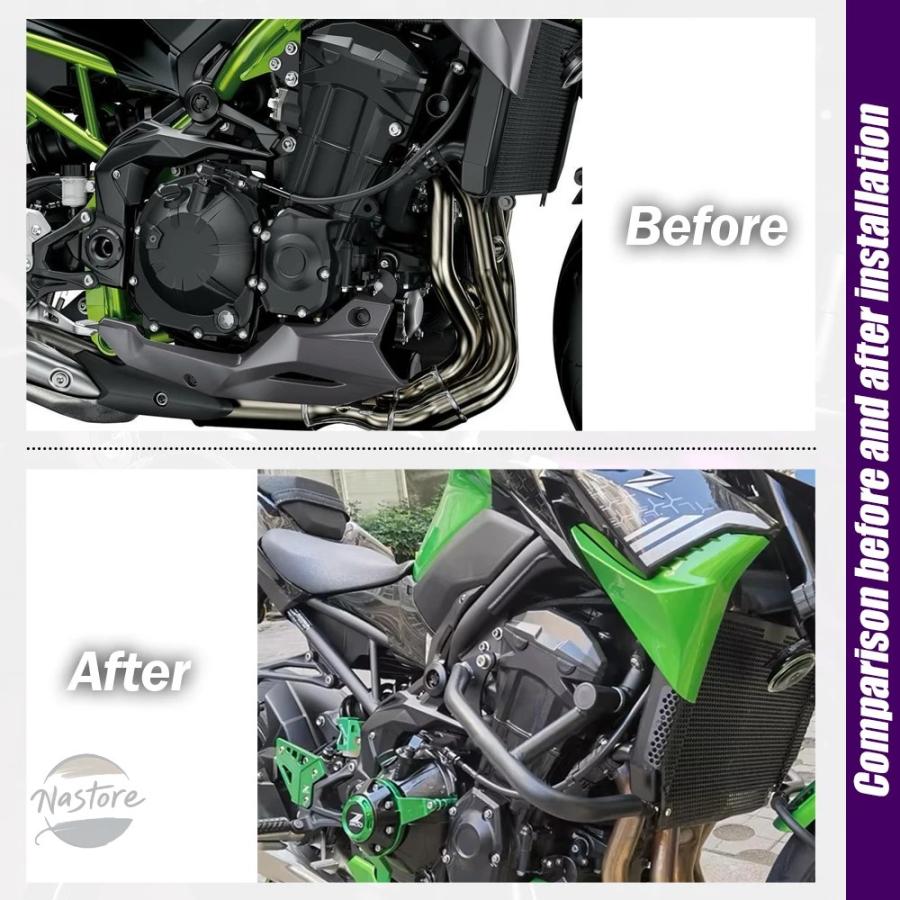 並行輸入品 カワサキ Z900 2017-24 プロテクター バンパー クラッシュバーの画像