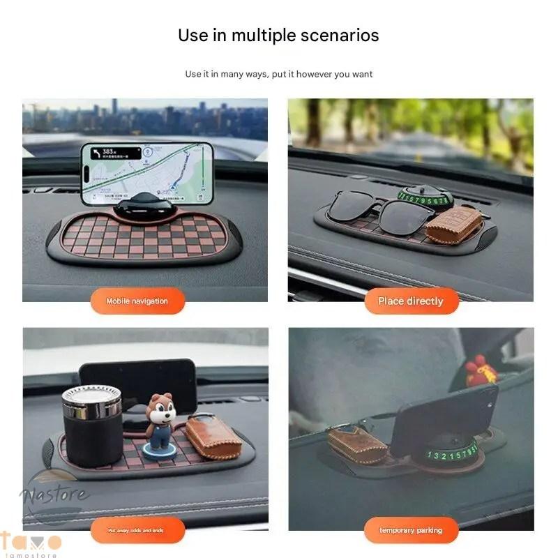 並行輸入品 shankedao 3 in 1 滑り止め パッド ダッシュボード 電話 ナンバー表示 装飾 カスタムパーツ 部品 アクセサリーの画像