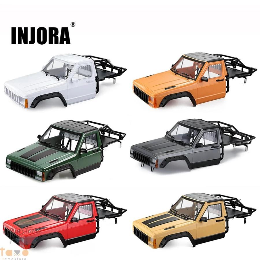 並行輸入品 trx4 チェロキー ニンジャラrcカーボディキャブ バックセミ