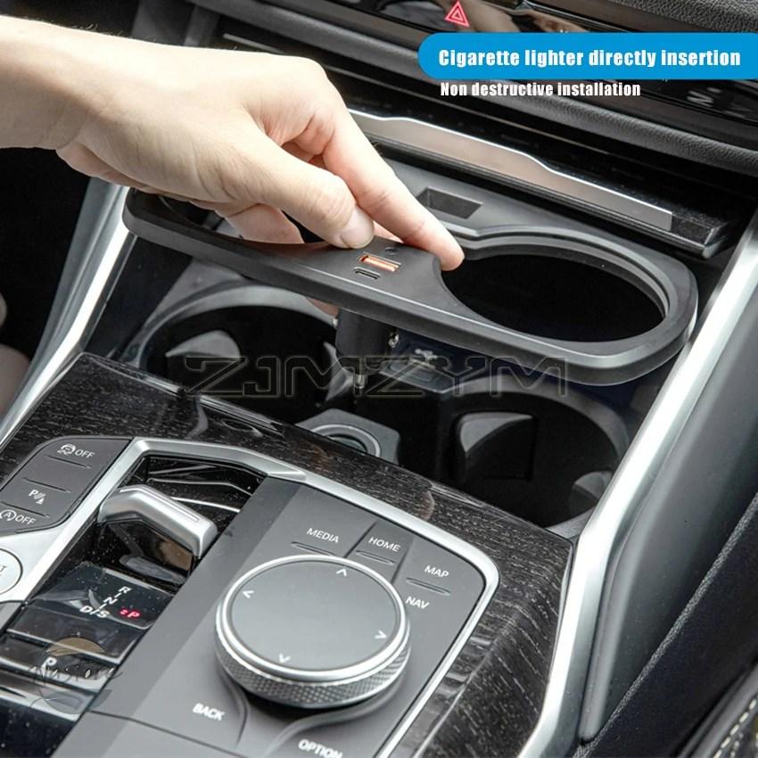 並行輸入品 BMW g30 5シリーズ ledカーカップホルダー インテリアライト 11色 g32 6gt 2018-2023 カスタムパーツ 部品 アクセサリー_2