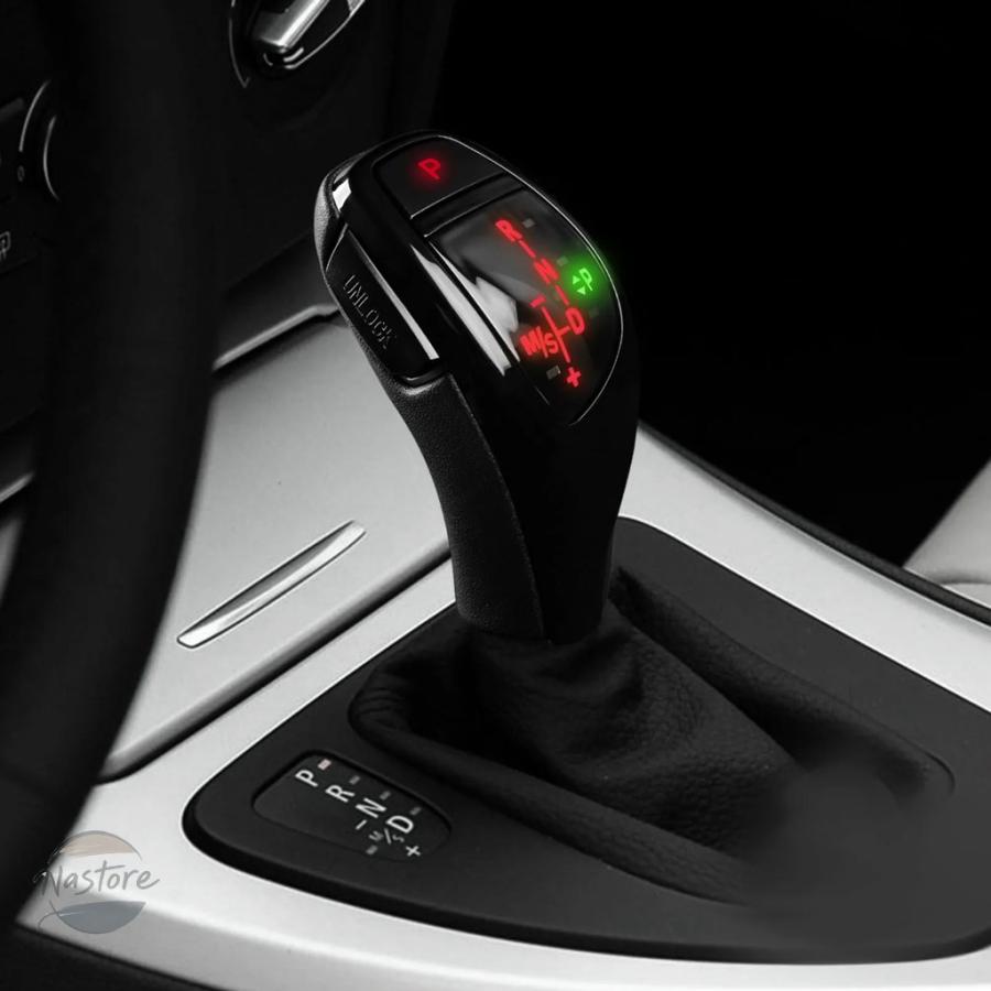 並行輸入品 BMW e90 シフトノブ カスタム ワンクリックスタートボタン ledギア カスタムパーツ 部品 アクセサリーの画像
