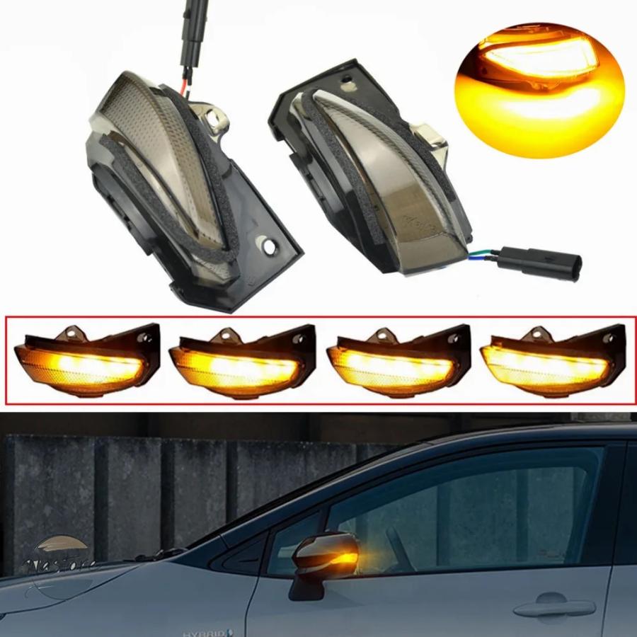 並行輸入品 トヨタ ミラー カローラ ledダイナミックウィンカー バック ハッチバック カスタムパーツ 部品 アクセサリーの画像