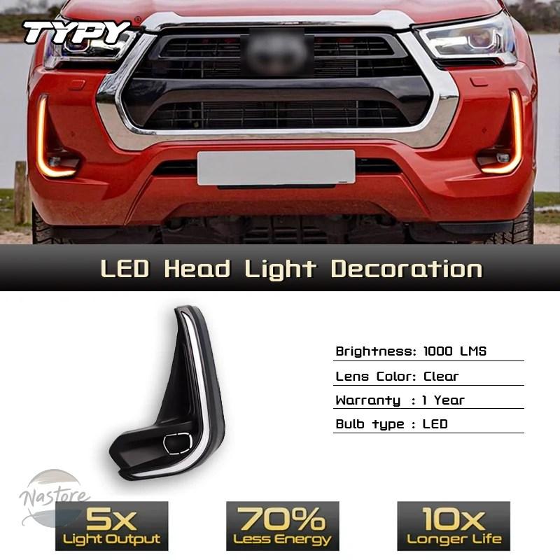 並行輸入品 トヨタ フォグランプ ウインカー typy led drl デイタイムランニングライト カスタムパーツ 部品 アクセサリー