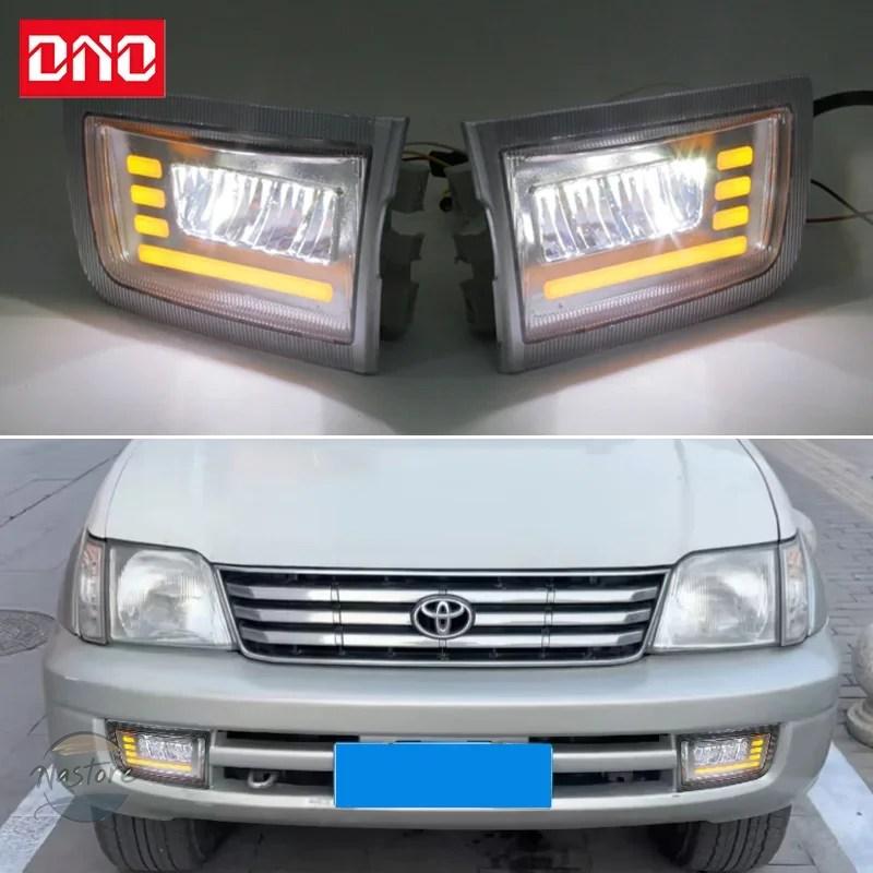 並行輸入品 トヨタ lc90 フォグランプ led 12v デイライト toyota プラド 1996-2002 カスタムパーツ 部品 アクセサリー_2