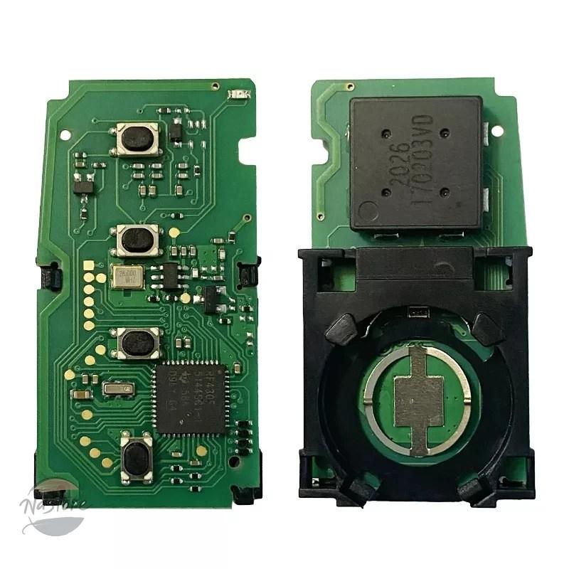 並行輸入品 トヨタ rav4 互換品3ボタンスマートキー キーレスゴー ba2eq p1 88 dst-aesチップ カスタムパーツ 部品 アクセサリーの画像