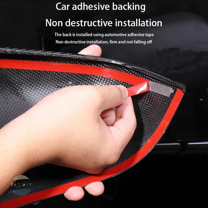 並行輸入品 テスラ カバー ミラー アクセサリー 外装 カスタム カーボン サイドドア 3歳 カスタムパーツ 部品 アクセサリー_8