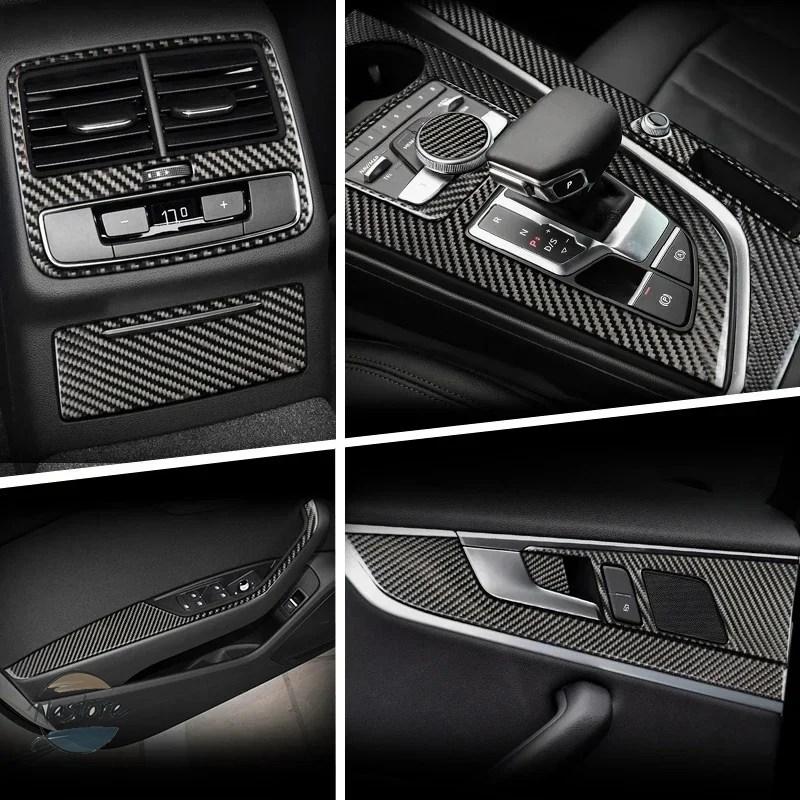 並行輸入品 アウディ audi カバー カスタムパーツ アームレスト カーボンインナーシフトボタンパネル読書灯美化ステッカー a4 a5 b9 アクセサリー 部品_9