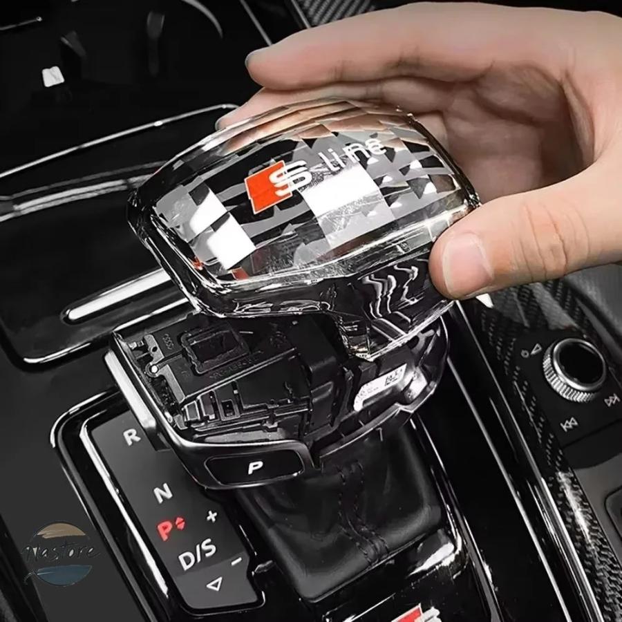 並行輸入品 アウディ audi ハンドル クリスタルギアシフトノブレバー