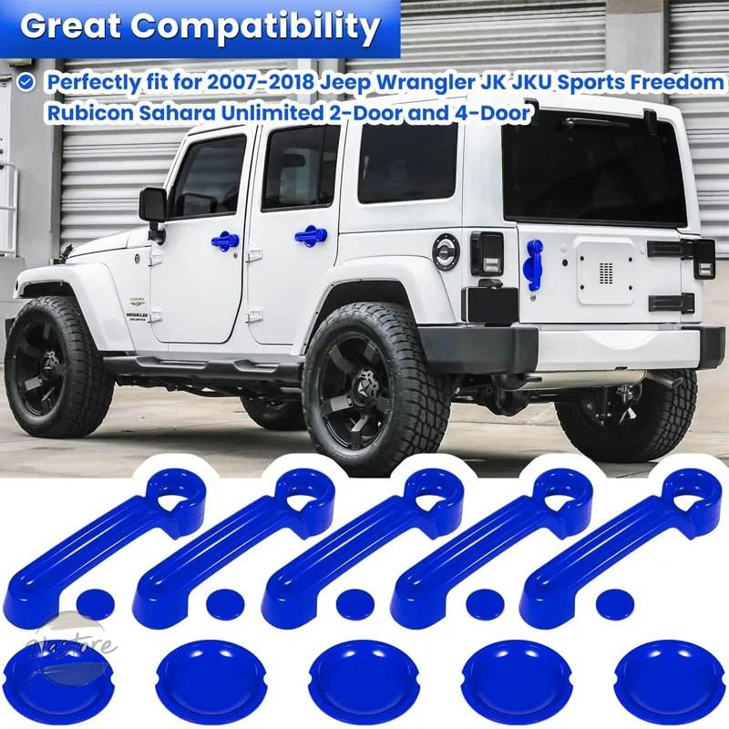 並行輸入品 ジープ カバー ハンドル ラングラー jeepjk jku サハラ ルビコン カスタムパーツ 部品 アクセサリー
