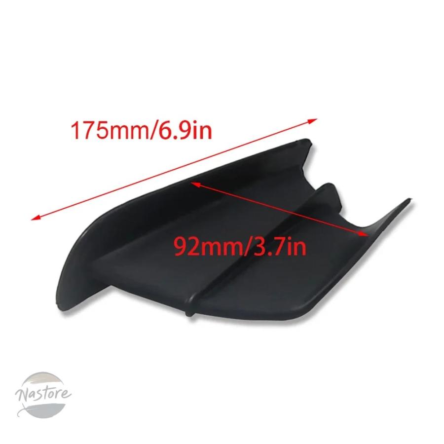並行輸入品 ヤマハ バイク スポイラー カスタム アクセサリー bws rs jog joe tmax 530 560 500 tmax530 tmax560 dx ウィングレット 空力ウィング 1セッの画像