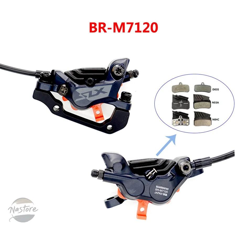 並行輸入品 m7100 ブレーキ shimano-油圧ディスク ピストンm7120 4ピストン 左右 mtb 部品 カスタムパーツ アクセサリー_5