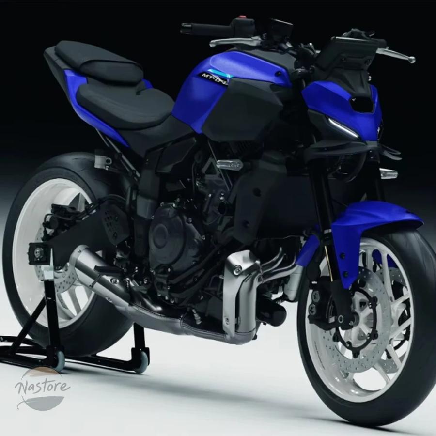 並行輸入品 mt-07 バイク フロント キット スポイラー フロントスポイラー 2024 mt07 2025 ダウンフォース裸ウイングレット空力翼 部品 カスタムパーツの画像