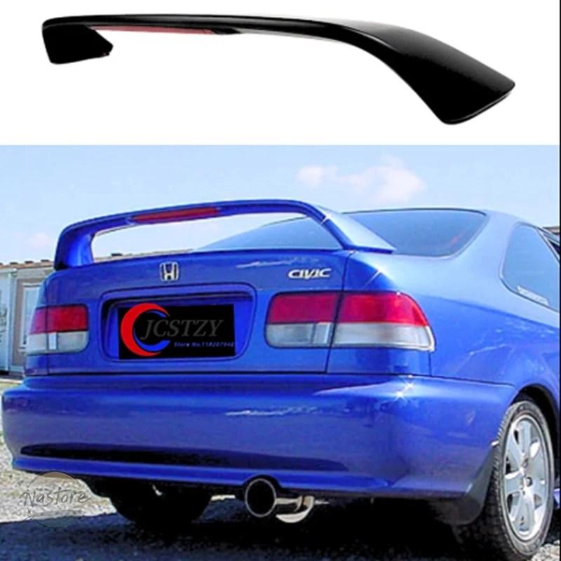 並行輸入品 ek3 ホンダ honda キット スポイラー リップスポイラー リップ カスタム アクセサリー シビック トランク abs プラスチック黒の画像