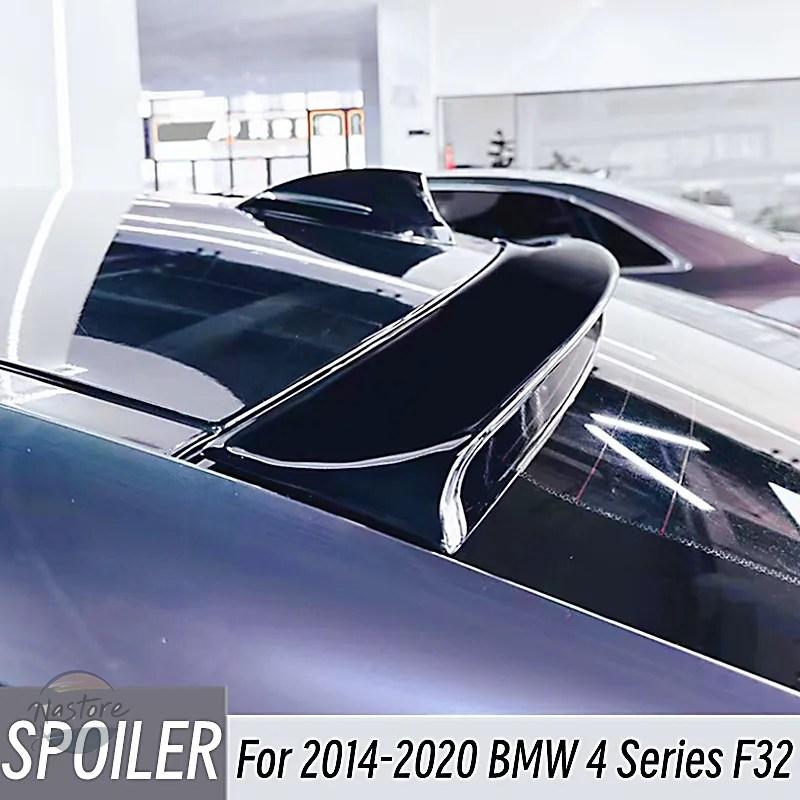 並行輸入品 BMW f32 カバー リア スポイラー ルーフスポイラー カスタム アクセサリー スポーツ ルーフ トランク ブラックカーボン エクステチューニングの画像