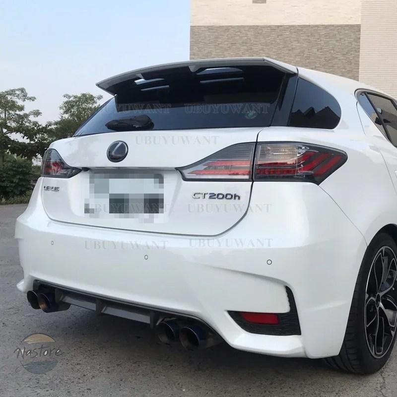 並行輸入品 レクサスCT200H カーボン リアルーフリップスポイラー 2011