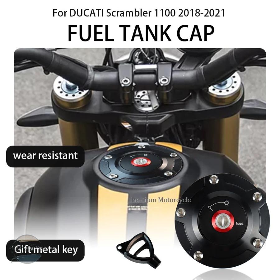 ドゥカティ　タンクアルミキャップ 並行輸入品 ドゥカティ バイク 燃料タンクキャップ アルミ ducati