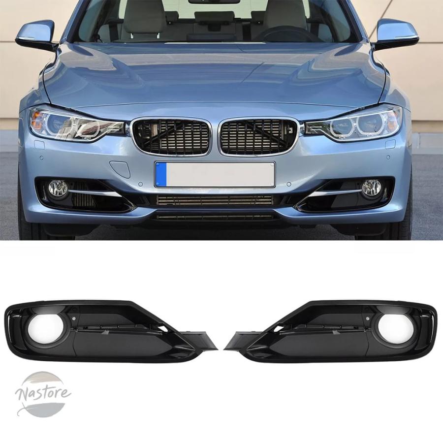 並行輸入品 BMW f30 カバー フロントバンパー グリル フォグランプ 2012-2015 320i 320ix 328d カスタムパーツ 部品 アクセサリー_5