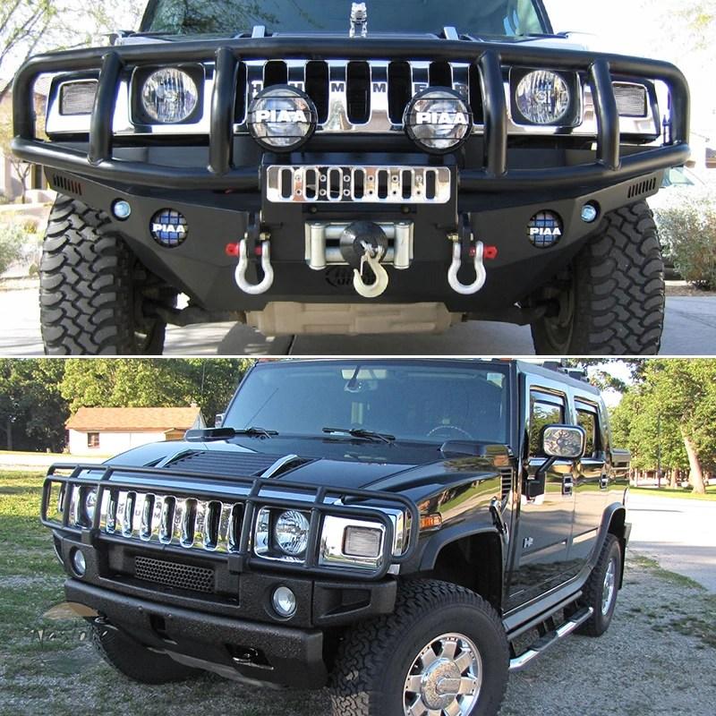 並行輸入品 ハマー フロントバンパー 2003-2009年式 hummerh2 suv sut カスタムパーツ 部品 アクセサリーの画像