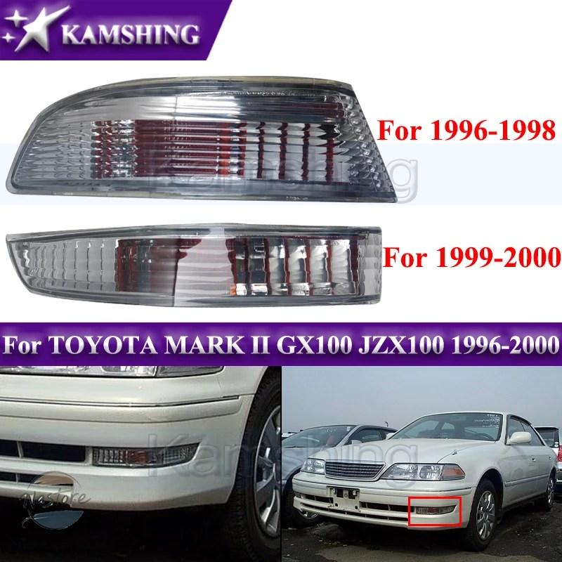 車のフロントバンパーフォグランプ 並行輸入品 トヨタ gx100 フロントバンパー フォグランプ kamshing 1