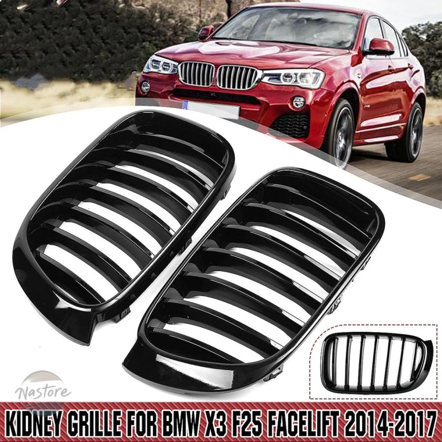 並行輸入品 BMW x3 グリル フロントスポーツキドニー 光沢 f25 x4 f26