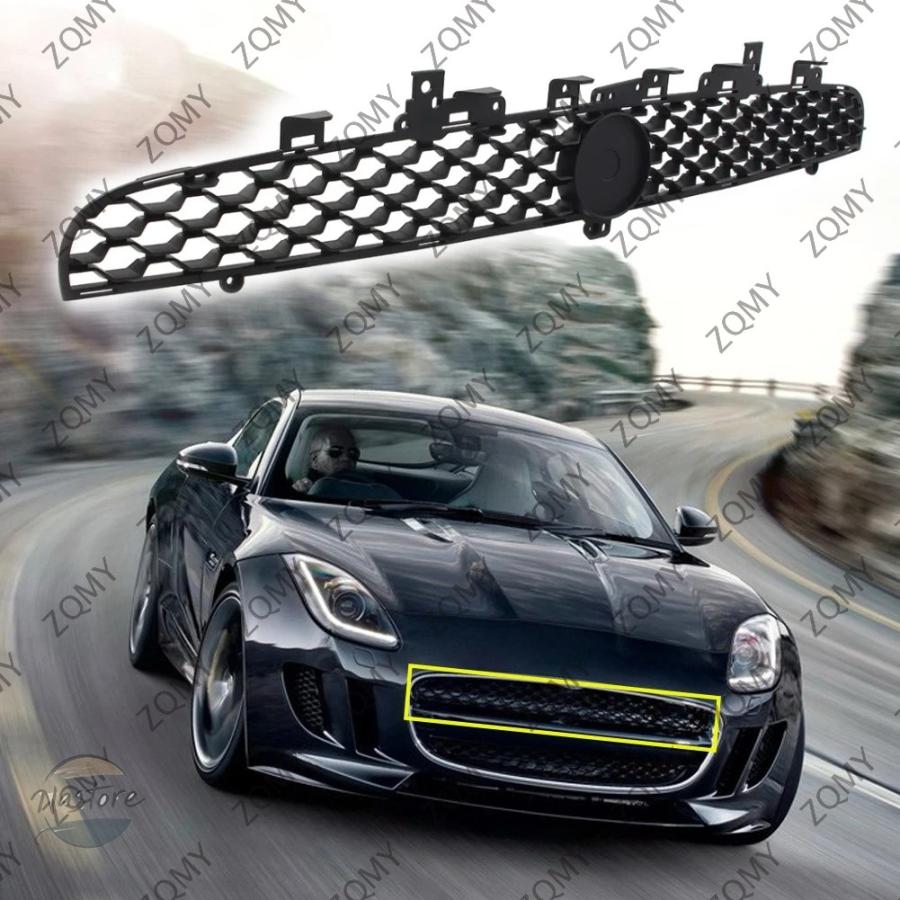 並行輸入品 ジャガー グリル フロント バンパー アッパー 交換 メス f type 2014 16 t2r2822 カスタムパーツ 部品 アクセサリーの画像